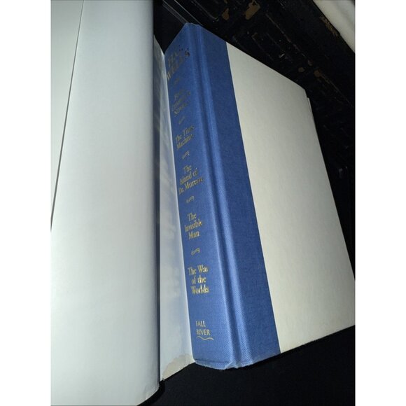 H. G. Wells Four Complete Novels 1994 Hardcover Dust Jacket DETACHED SPINE - Picture 6 of 16